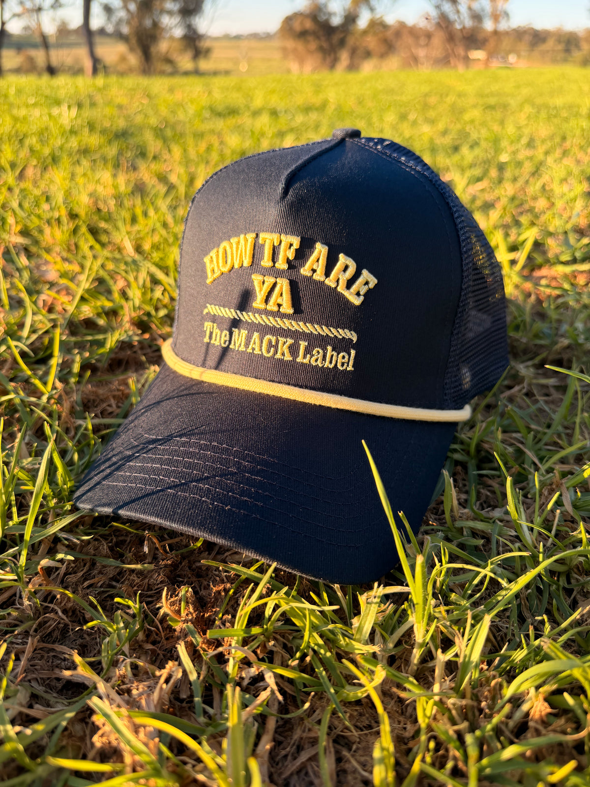 The Mack Signature Trucker Cap – Navy