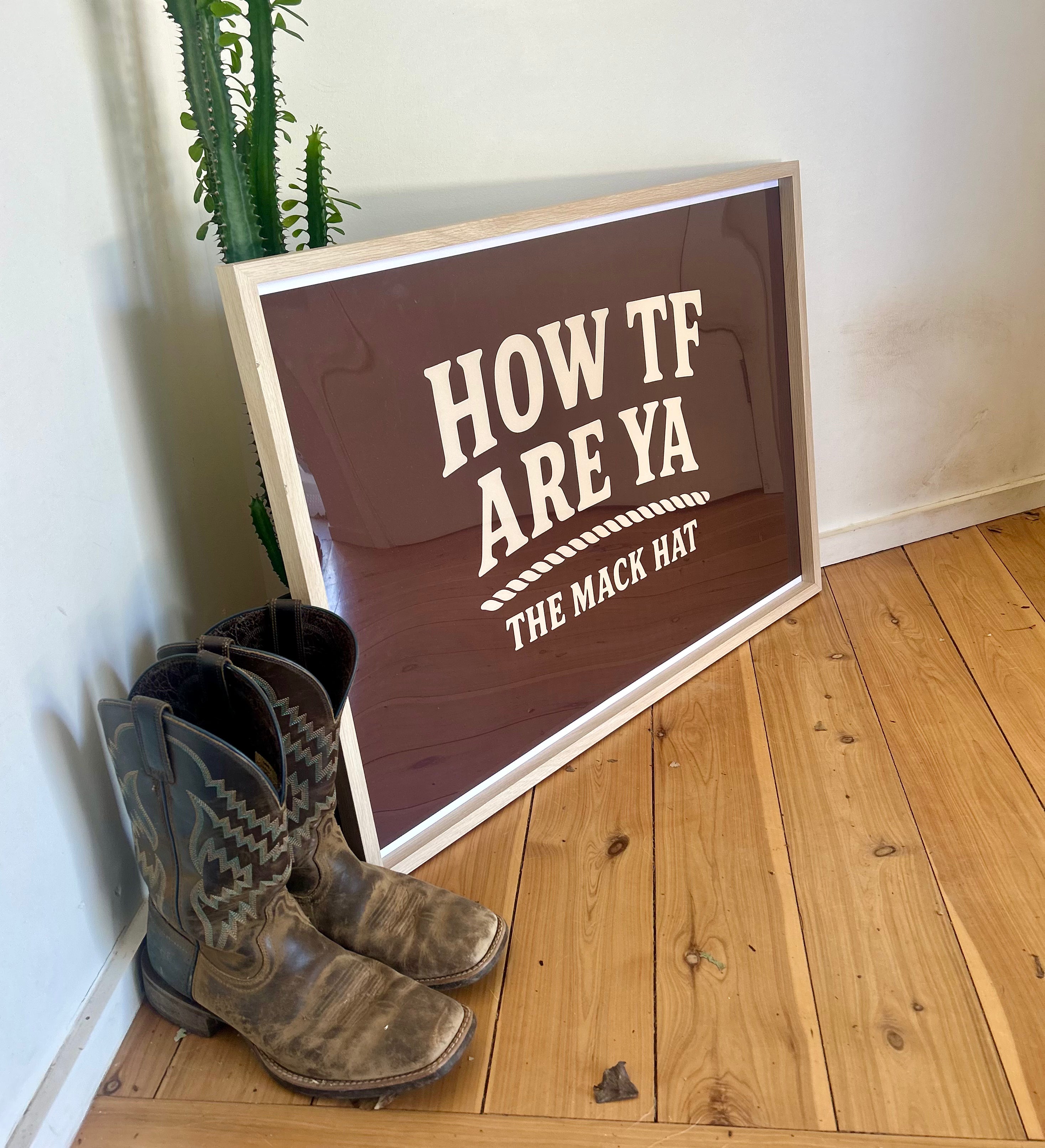 The Mack Label Poster