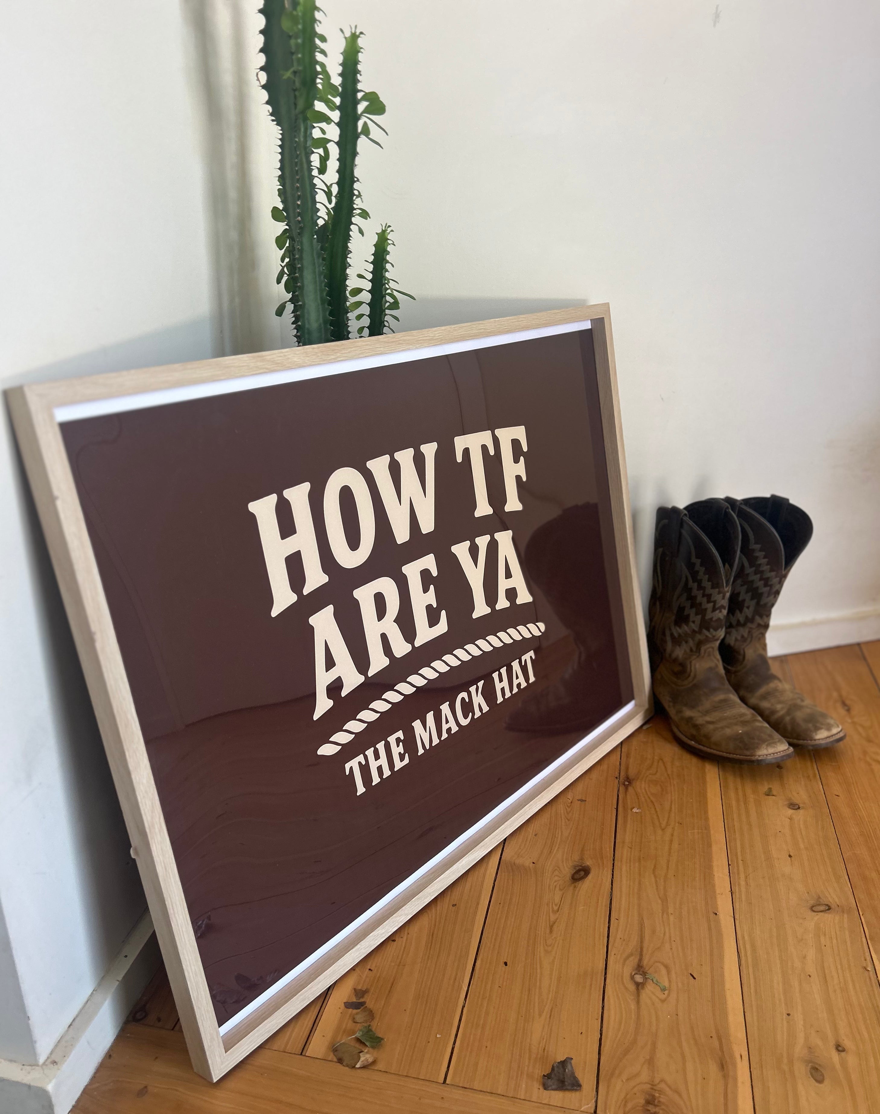 The Mack Label Poster