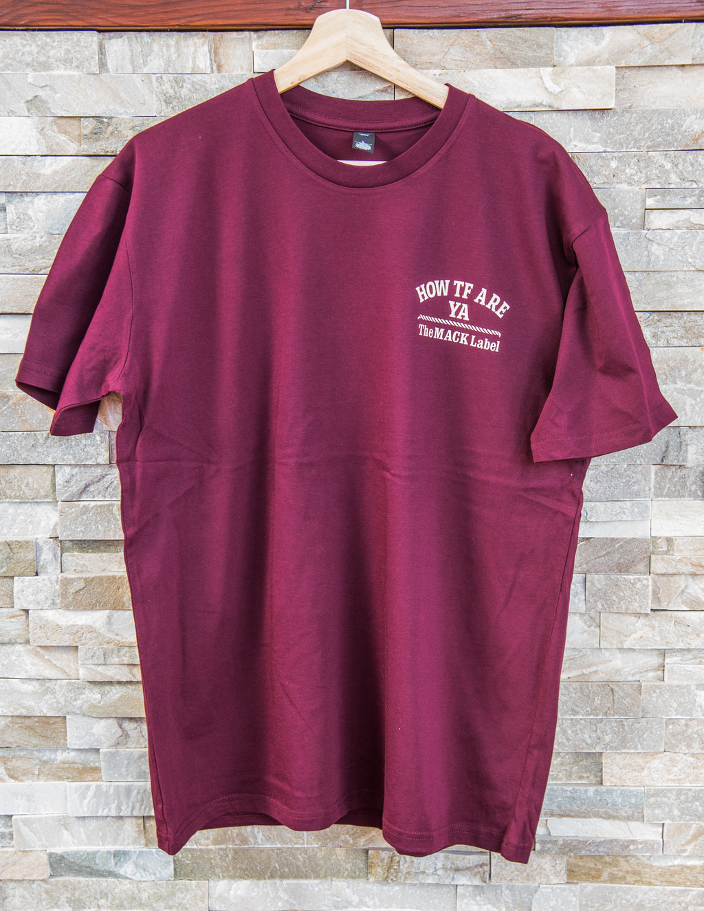 The Mack Tee (Burgundy)
