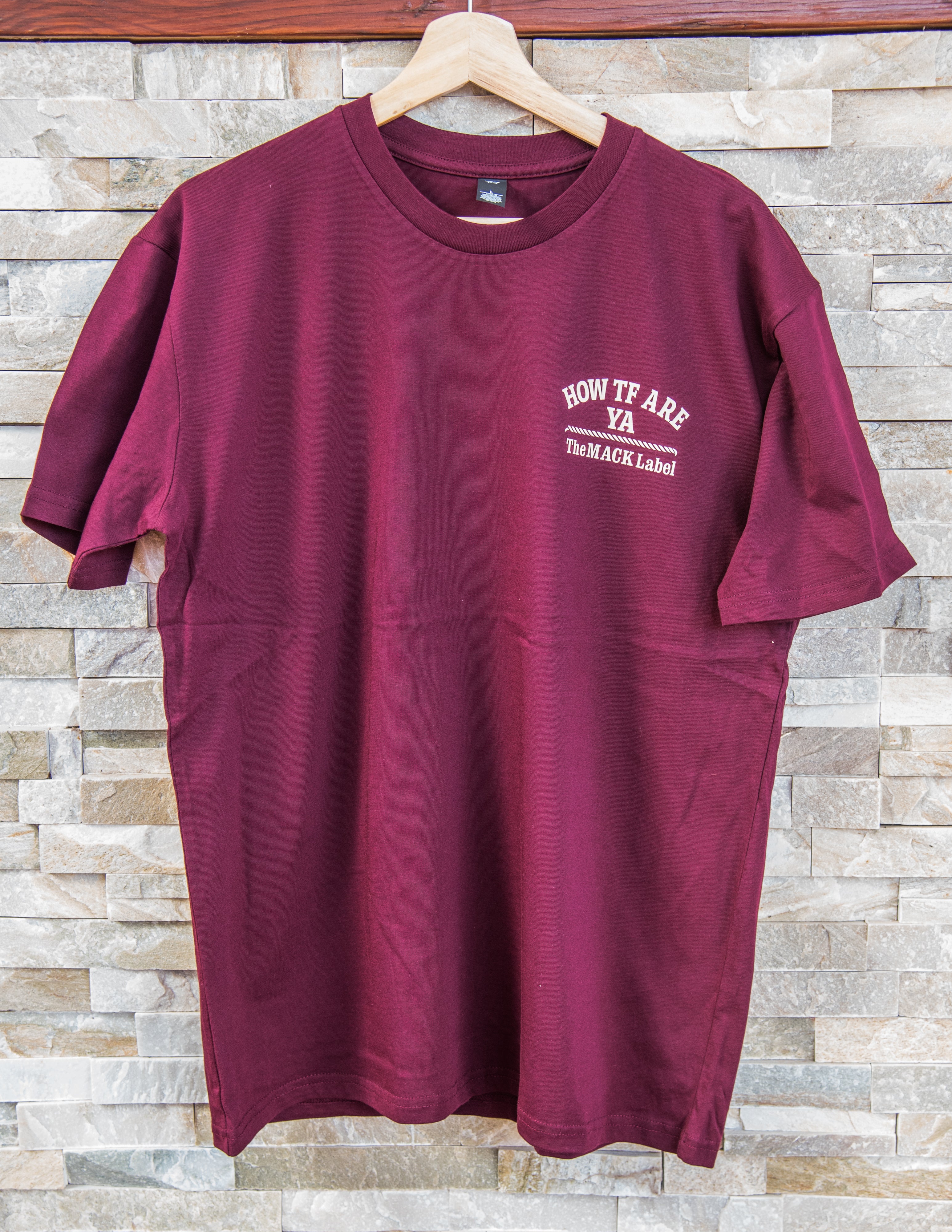 The Mack Tee (Burgundy)