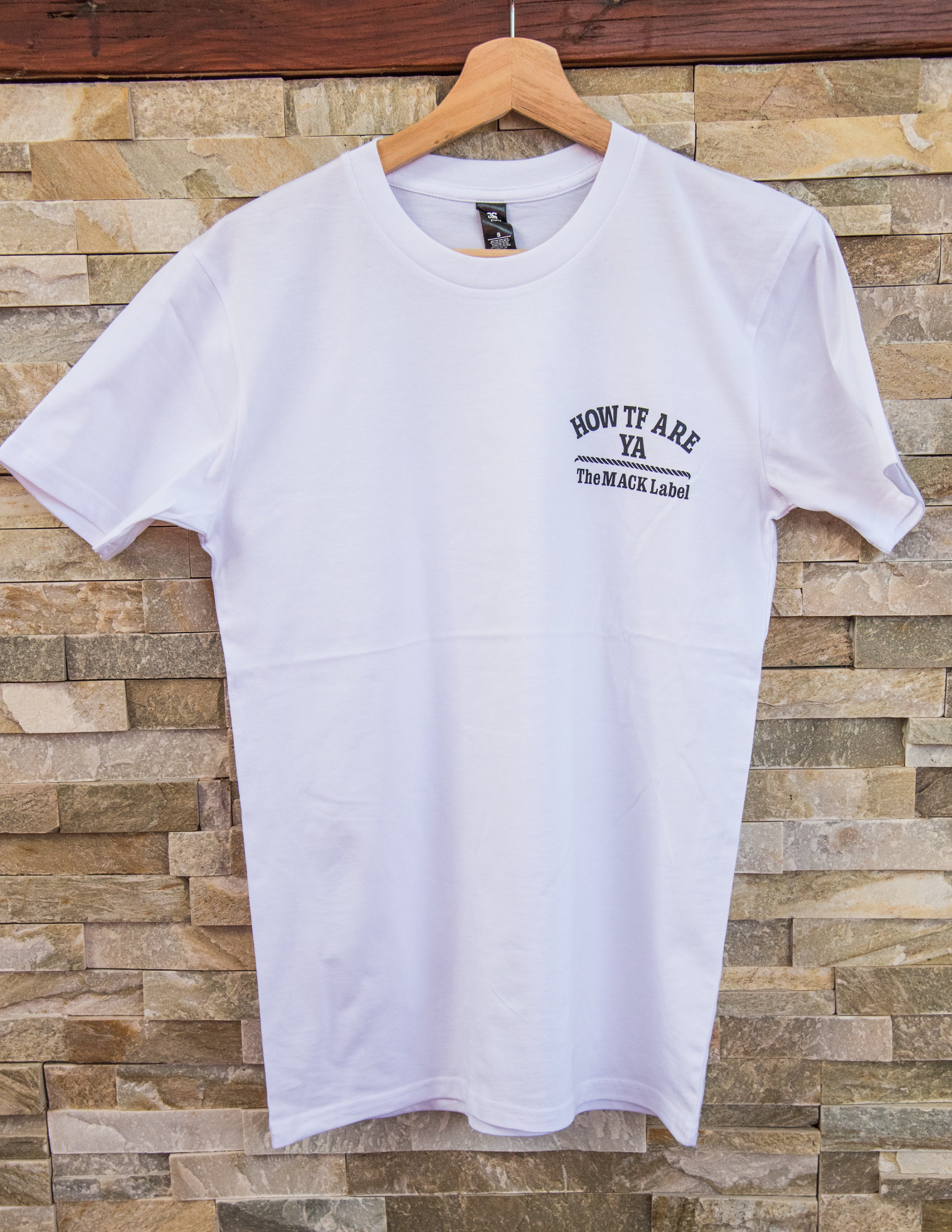 The Mack Tee (White and black)