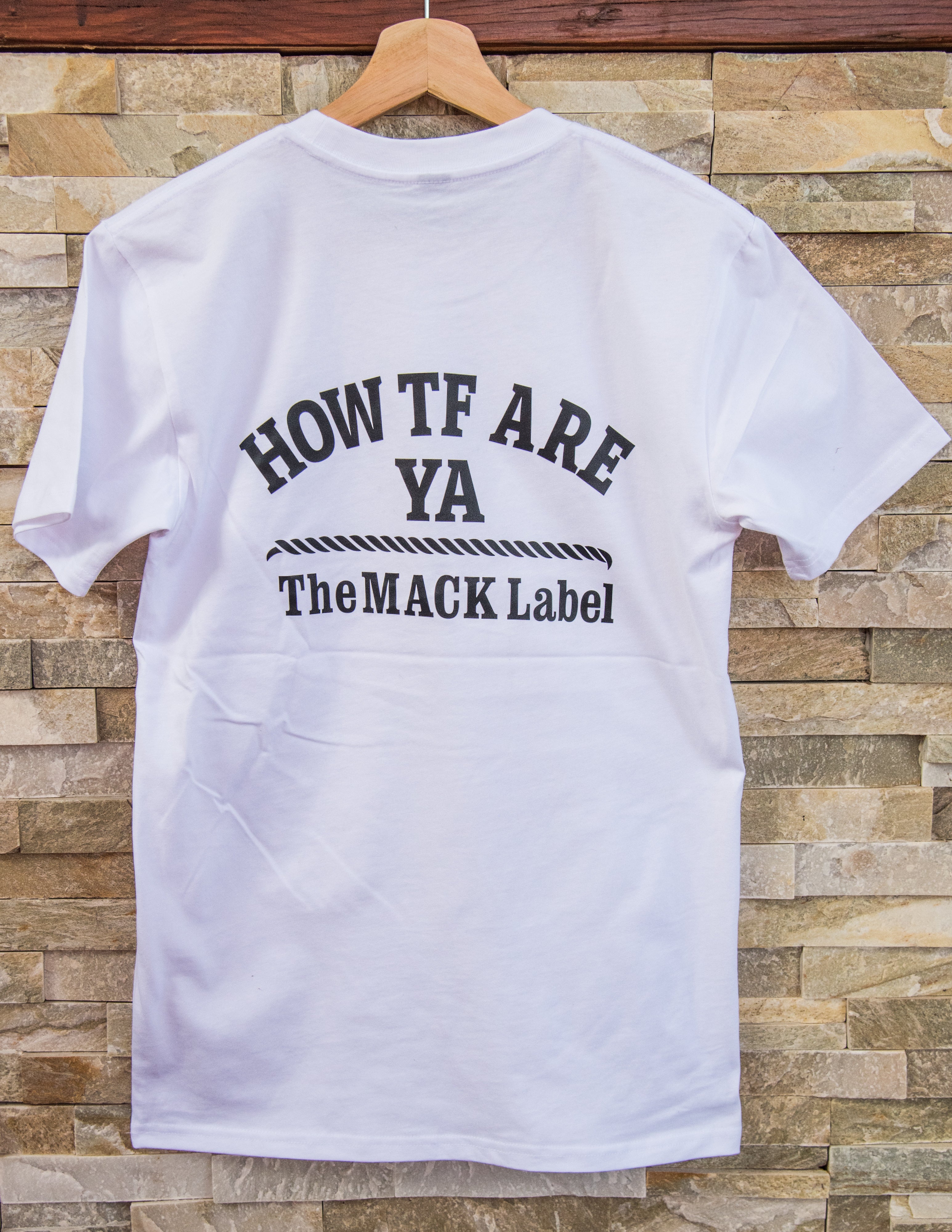 The Mack Tee (White and black)