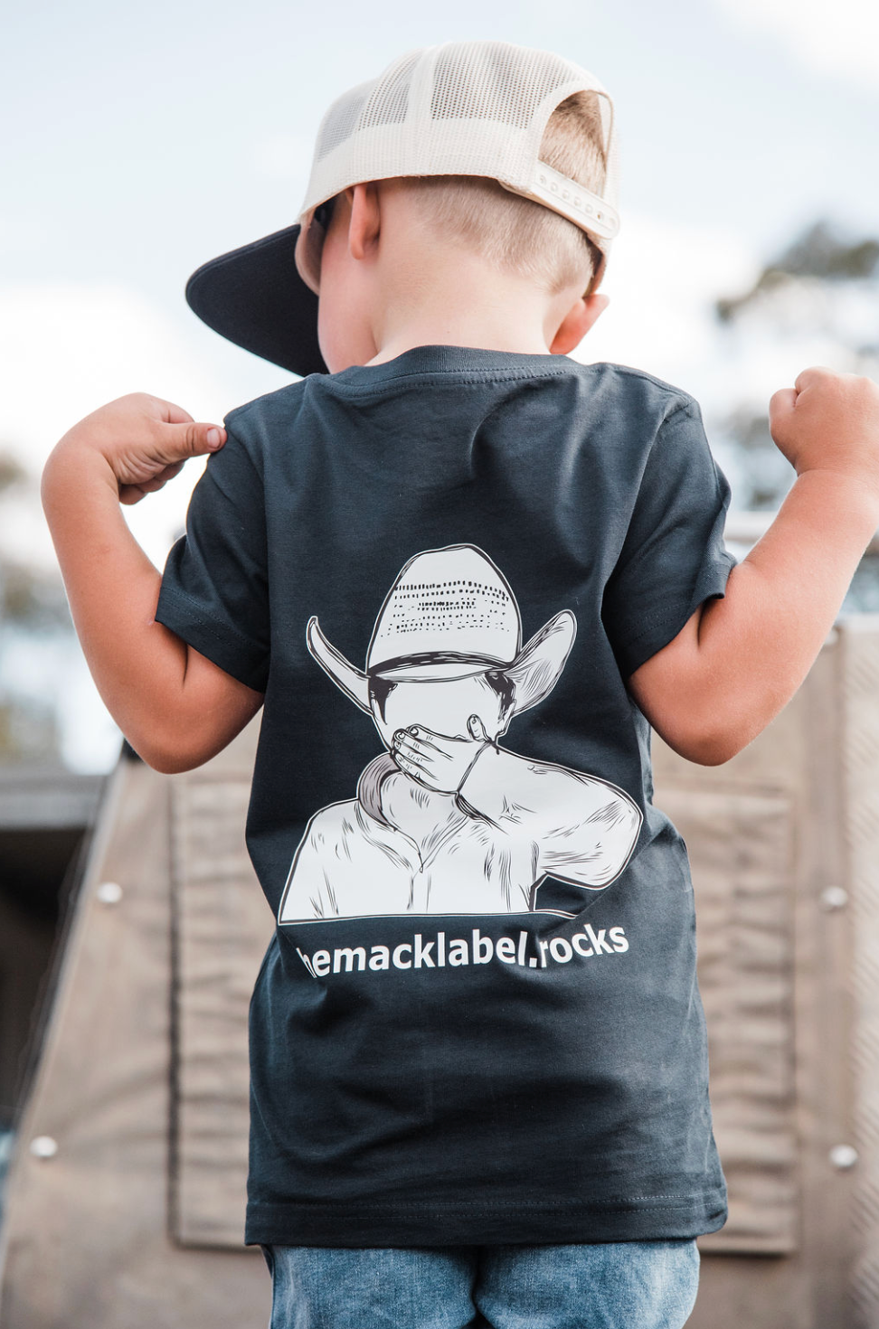 The Little MACK Tee (Navy)