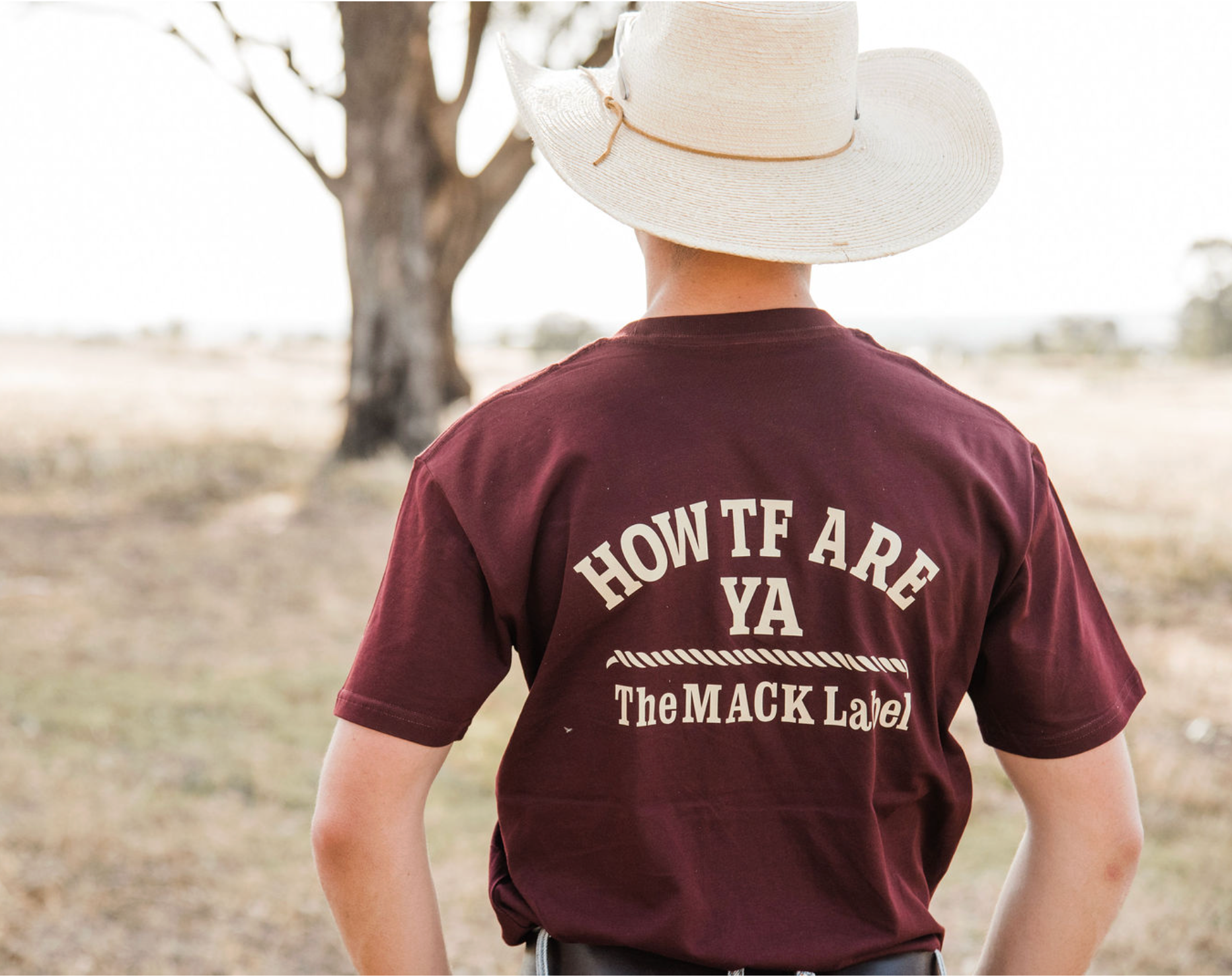 The Mack Tee (Burgundy)