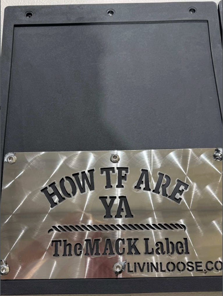 The MACK Label Mud Flap