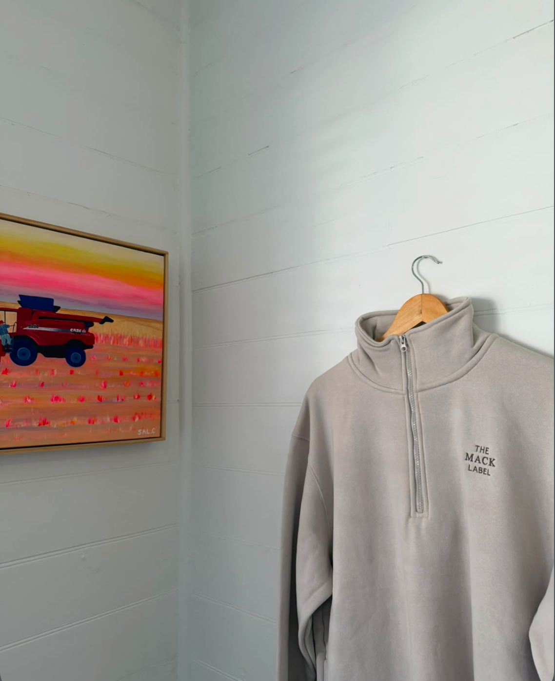 The MACK label Quarter Zip