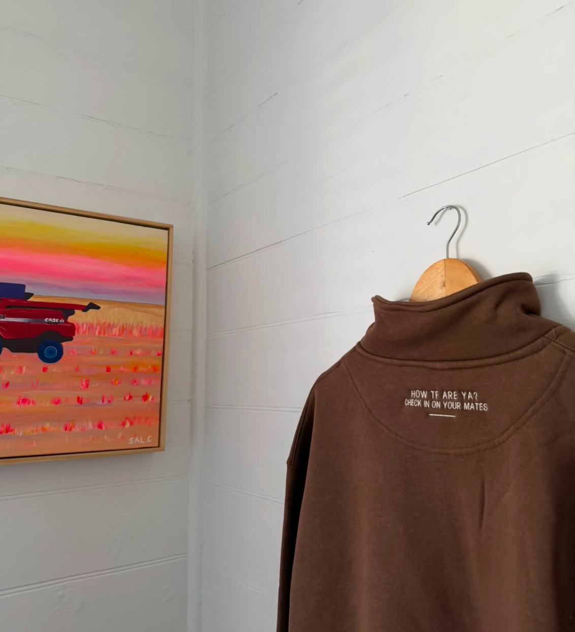The MACK label Quarter Zip
