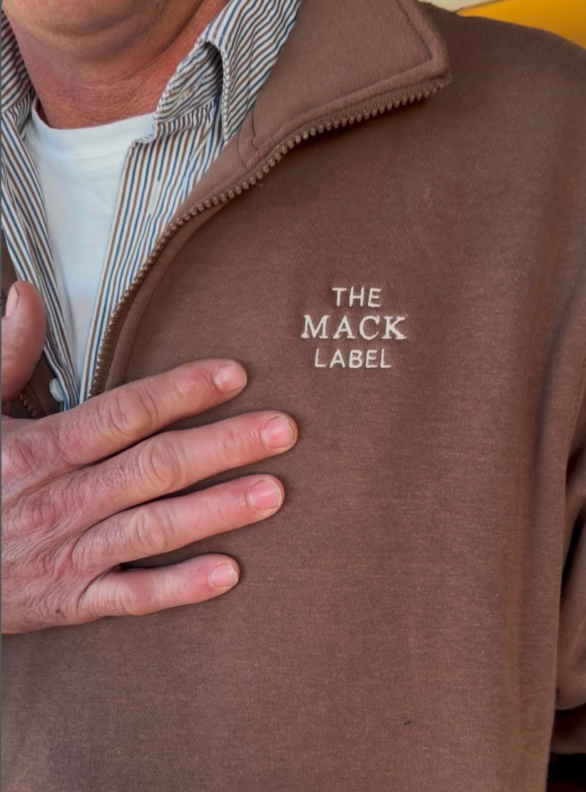 The MACK label Quarter Zip