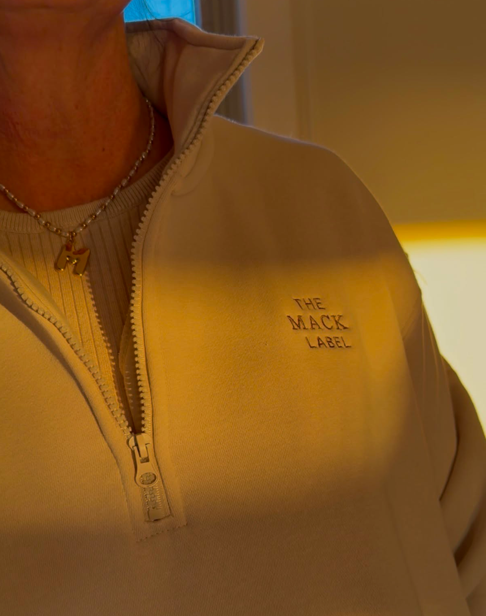 The MACK label Quarter Zip